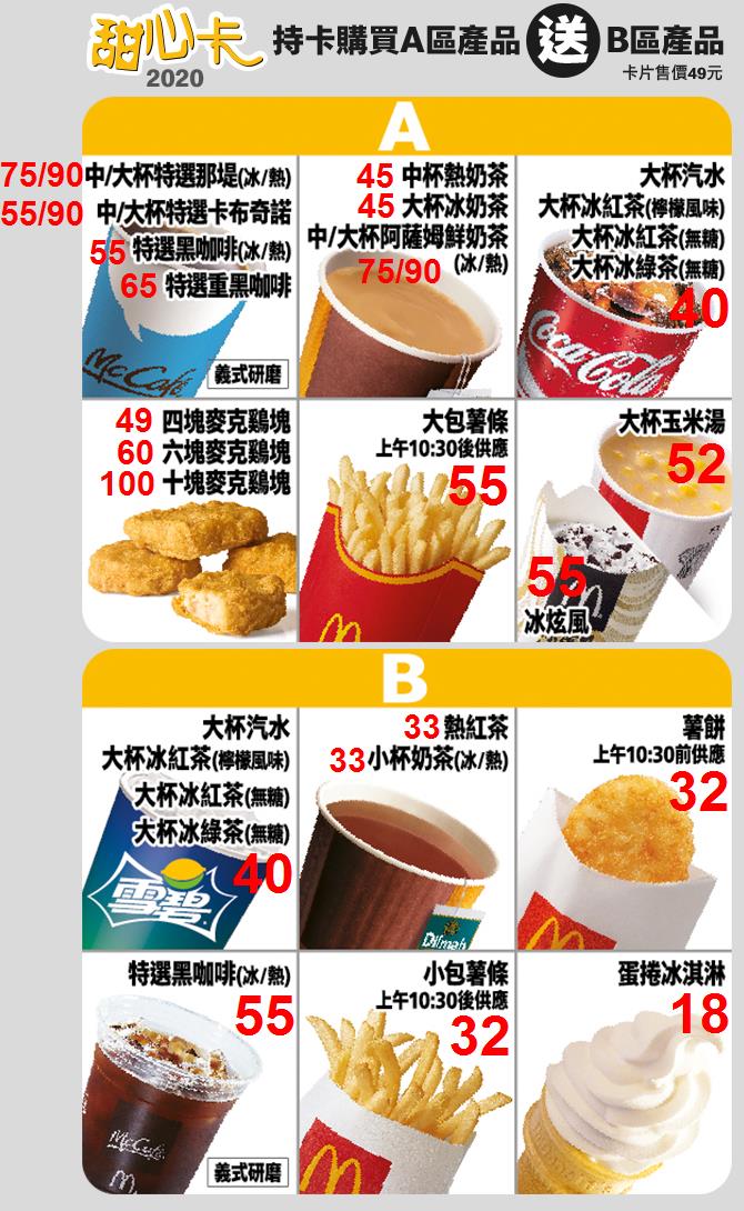 情報 麥當勞甜心卡今天開賣39元 Mo Ptt 鄉公所